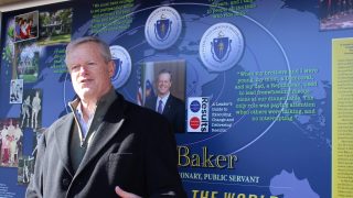 Charlie Baker Returns to Needham