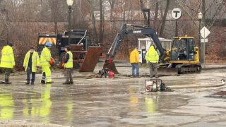 Water Main Break Impacts Chestnut Street