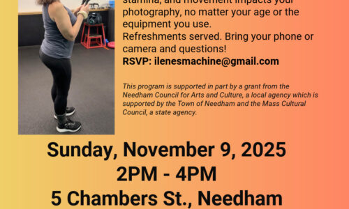 Needham Camera Club – Flexibility Behind the Lens