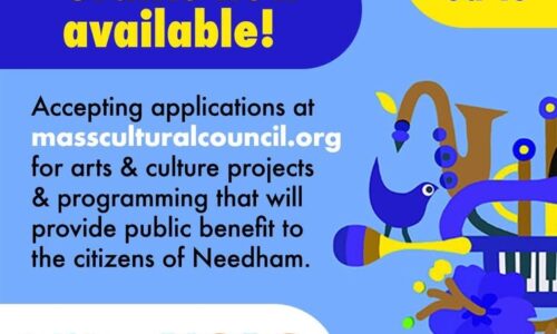 Grants Due for the Needham Council for Arts and Culture