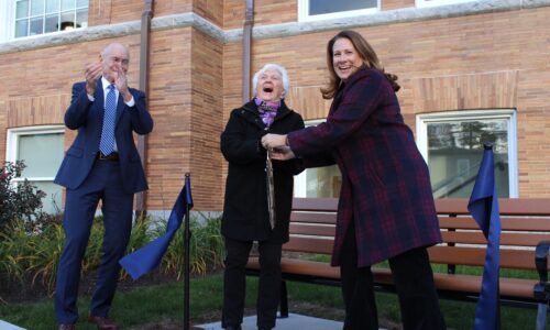 NEF Founder Honored with Bench Dedication