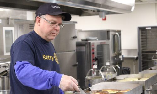 Order Up: Rotary Club Flips for a Cause