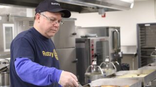 Order Up: Rotary Club Flips for a Cause