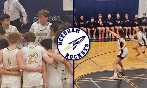 Needham Hoops Sweeps Weymouth in Doubleheader