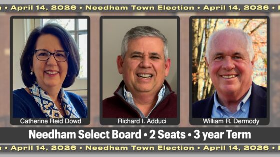 Needham Select Board Candidates Eye April Election
