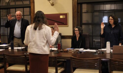 Dermody Sworn in, Frail Continues as Chair
