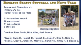 Rockets Select Softball 10U Navy Team Finishes Perfect Run