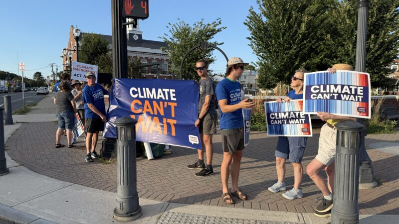 Climate Activism Groups Hold Demonstration in Needham Center
