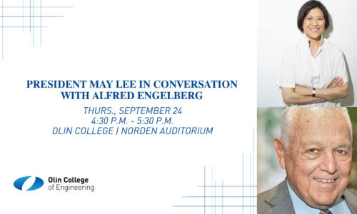 Olin College’s President May Lee in Conversation with Alfred Engelberg
